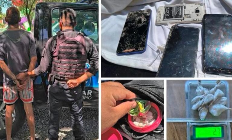 APREHENDEN A UN HOMBRE POR EL ROBO DE TELÉFONOS MÓVILES EN LA CALLE